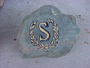 Show pride in your heritage with a monogramed stone.